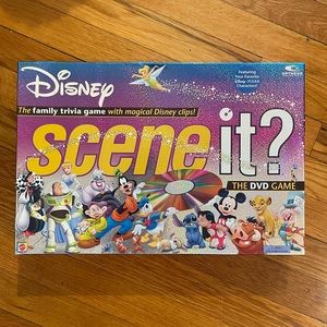 Disney Scene It? DVD Board Game by Mattel - 2004 Edition - 100% Complete!